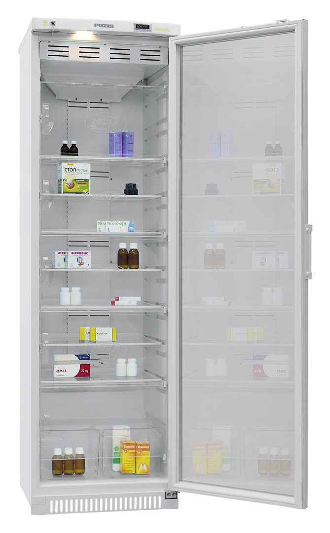 Холодильник фармацевтический ХФ-400-5 "POZIS" (стекло)