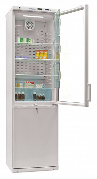 Холодильник комбинированный лабораторный ХЛ-340-1 "POZIS" (тон.стекло/металл)