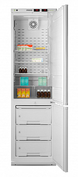 Холодильник комбинированный лабораторный ХЛ-340 "POZIS" (металл)
