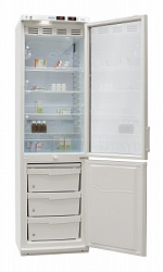 Холодильник комбинированный лабораторный ХЛ-340 "POZIS" (тон. стекло/металл)